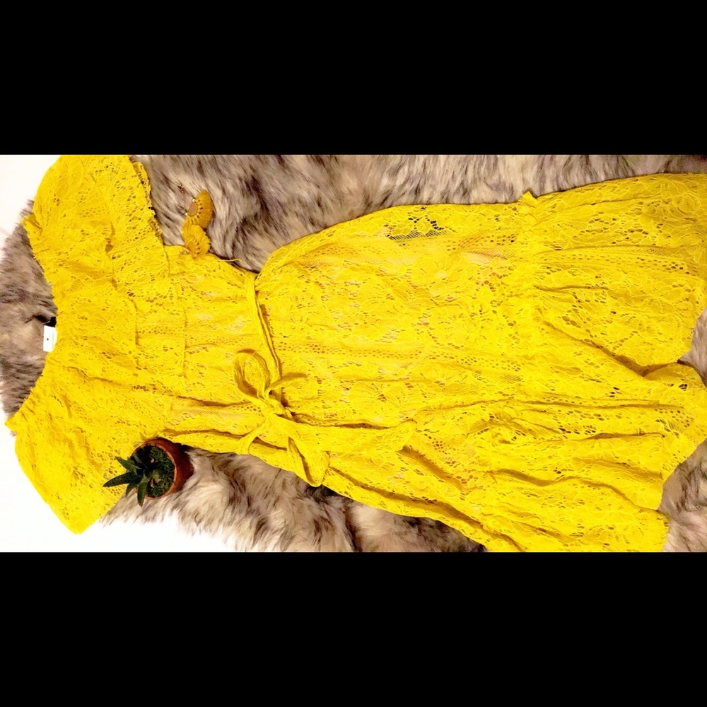 Yellow dress